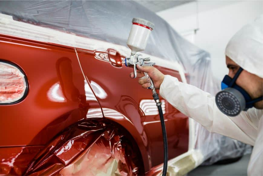 Car Spray Paint Process
