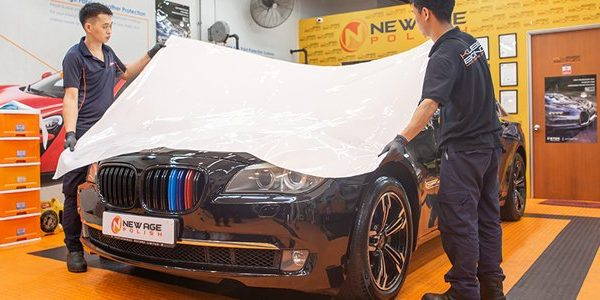 STEK paint protection film application at New Age Polish