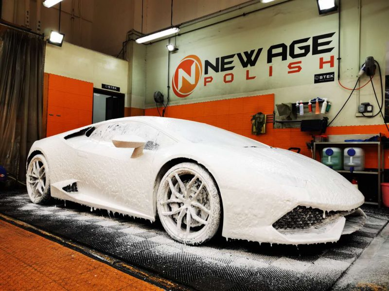 Step 1 - Wash the vehicle